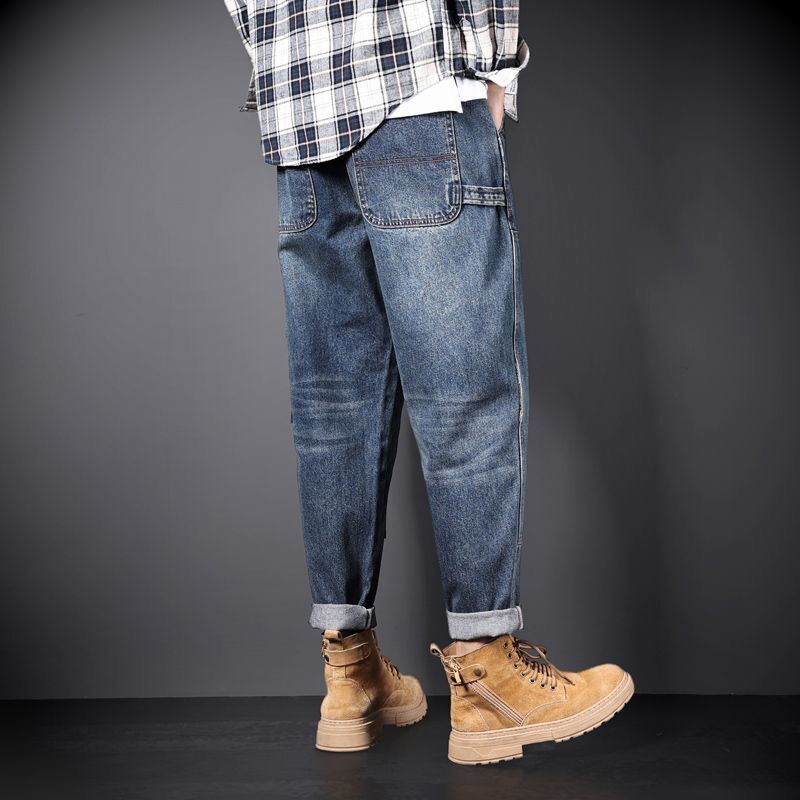 Herren Modische Cargo-Jeans Echoarchiv