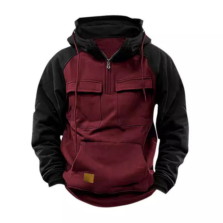 Herren Funktioneller Hoodie mit praktischen Taschen und innovativem Design Echoarchiv