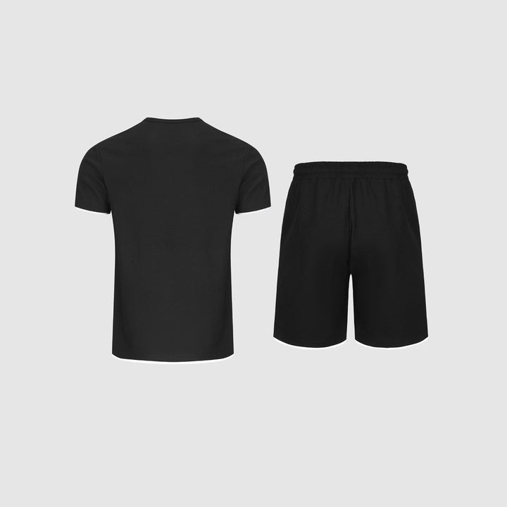Herren stylisches Freizeit-Set mit kontrastierenden Details Echoarchiv