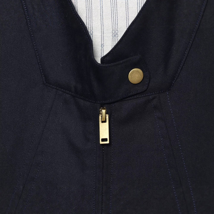 Damen Kurzer Boxy‑Blouson mit Stehkragen, aufgesetzten Pattentaschen und goldfarbenen Details Echo Archiv