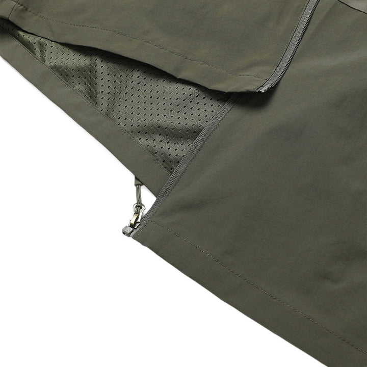 Herren Ultraleichte Allwetter-Outdoorjacke mit Kapuze atmungsaktivem Meshfutter und Reißverschlusstaschen Echo Archiv