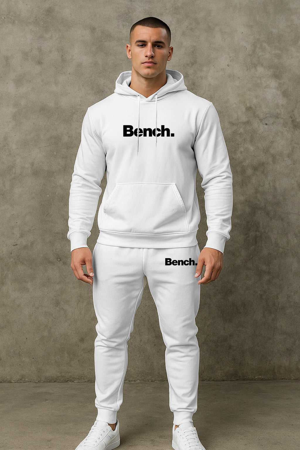 Herren Sportliches Hoodie- und Jogginghosen-Set Echoarchiv