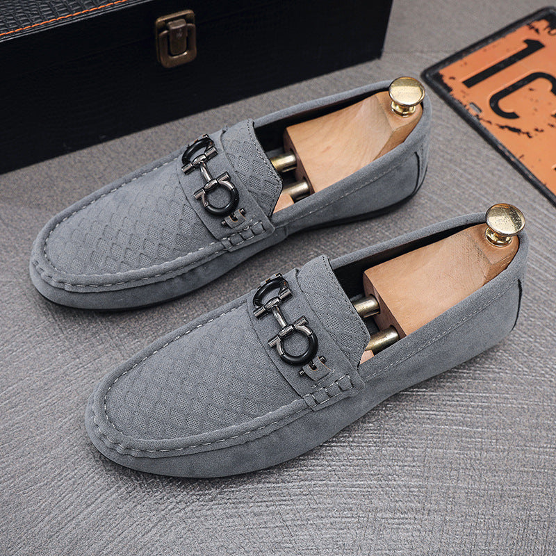 Herren Elegante Velours Mokassins Echo Archiv