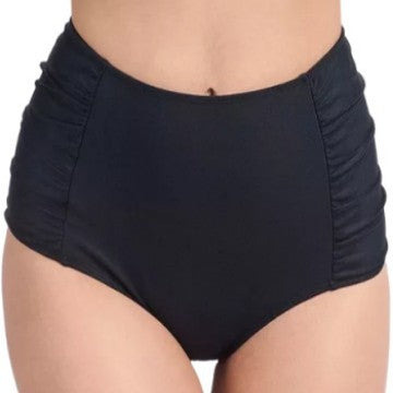 Damen Hochtaillierte Badeshorts mit Raffung Echo Archiv
