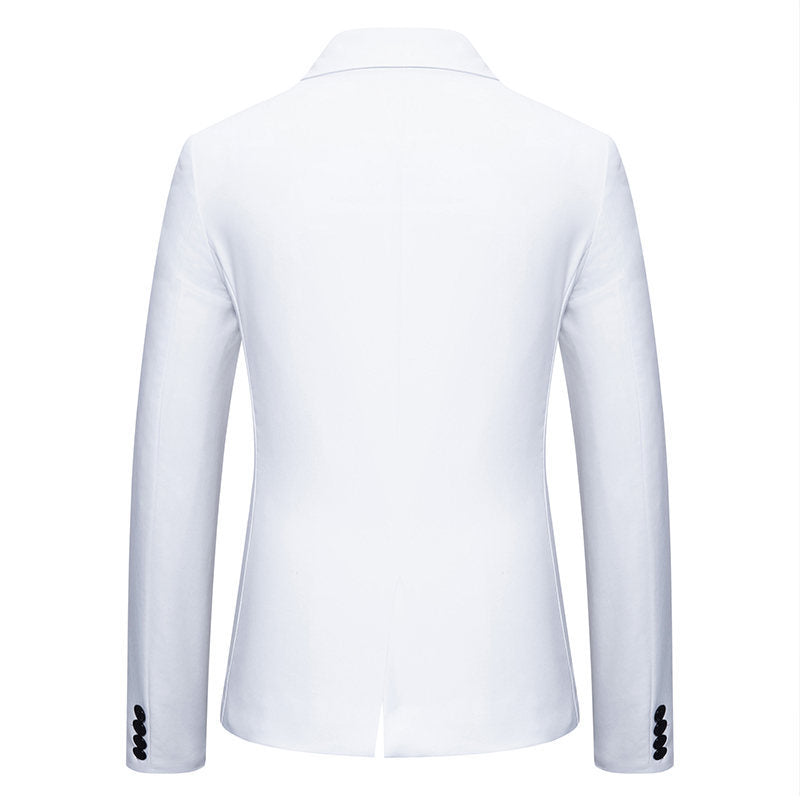 Herren Eleganter Blazer mit kontrastierenden Details Echoarchiv