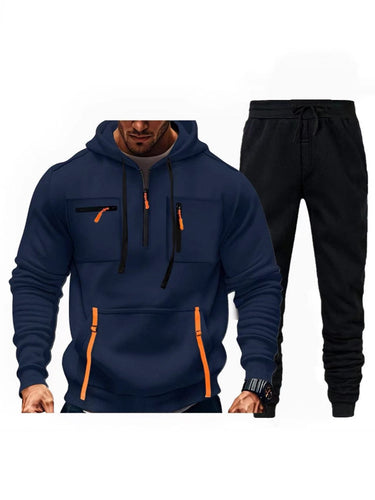 Herren multifunktionaler Kapuzenpullover und Jogginghose Kombination Echoarchiv