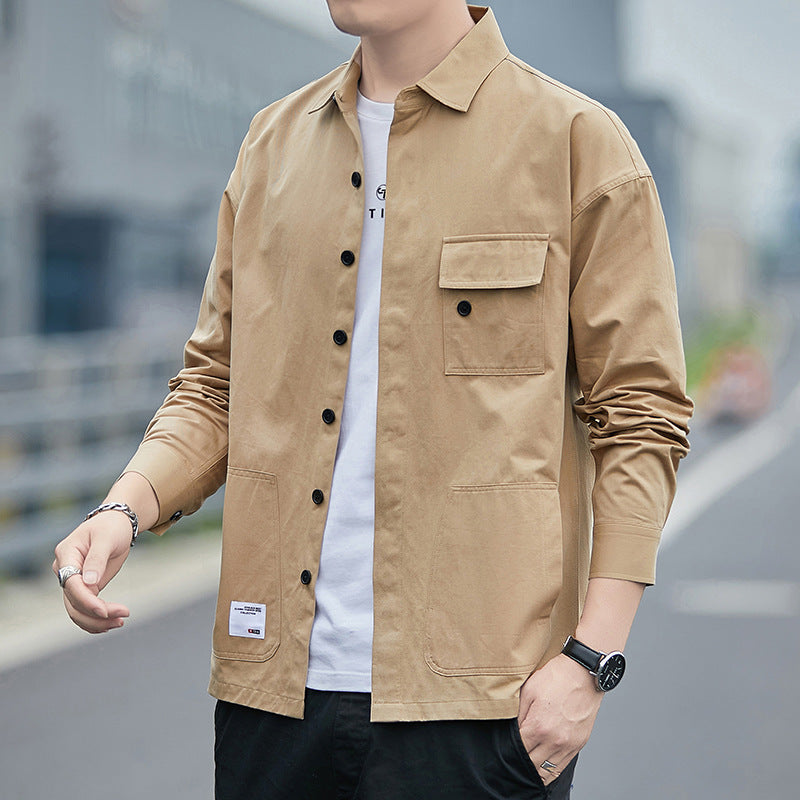 Herren modisches Overshirt mit praktischen Taschen und komfortablem Schnitt Echoarchiv