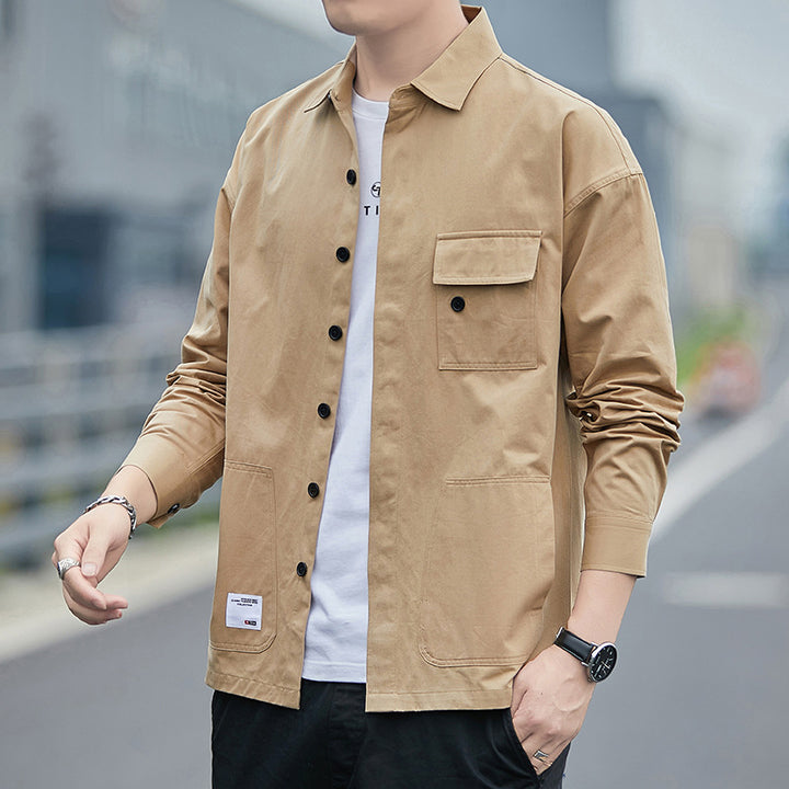 Herren modisches Overshirt mit praktischen Taschen und komfortablem Schnitt Echoarchiv