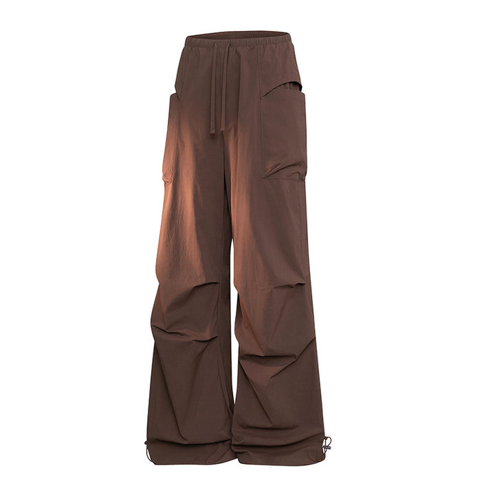 Herren Oversize-Cargohose im Tech-Look mit Tunnelzugbund, extra weitem Bein & verstellbaren Beinabschlüssen Echoarchiv