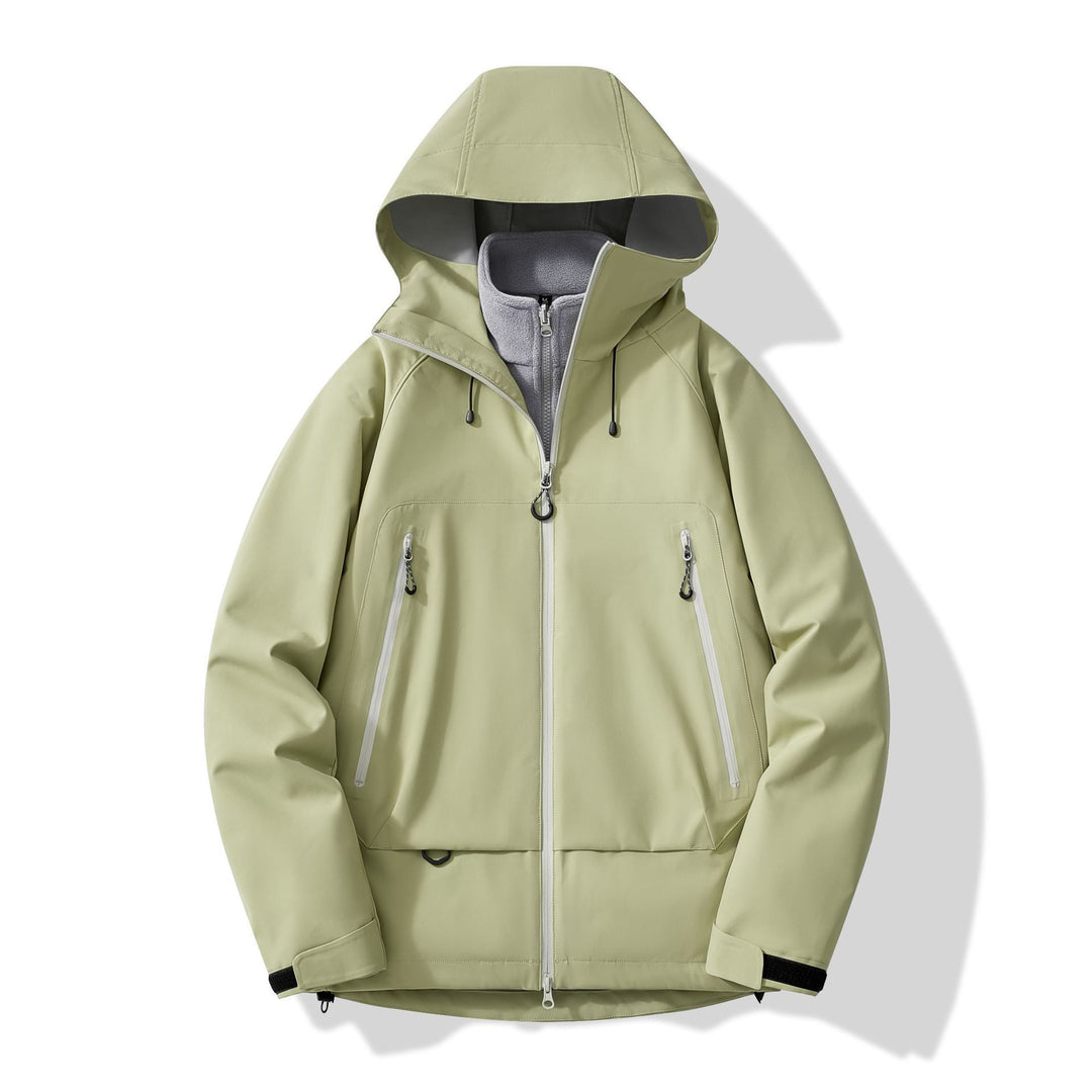 Herren technisch-isolierende Softshelljacke mit Kapuze und Fleece-Innenkragen Echo Archiv