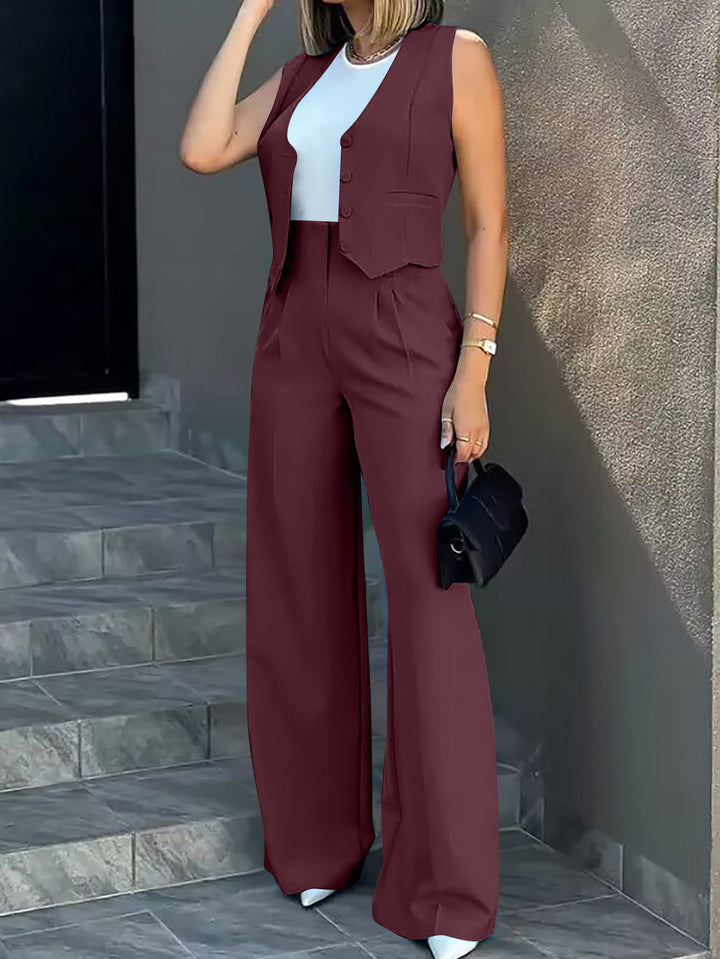 Damen Elegantes und Echoarchivrnes Zweiteiler Ensemble Echoarchiv