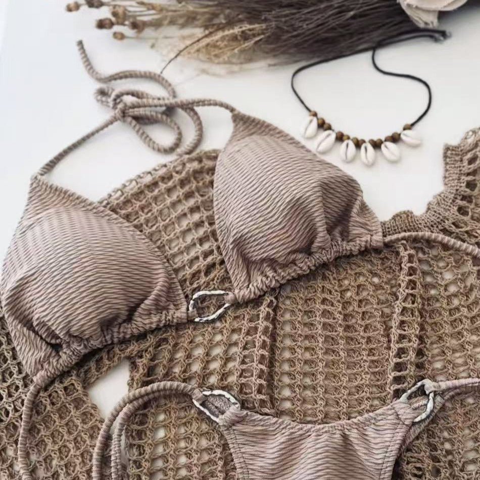 Damen luxuriöses Häkel-Bikini-Set Echo Archiv