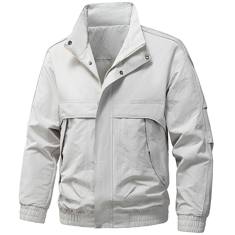 Herren technische Kapuzen-Softshelljacke mit verstellbarer Kapuze und Utility-Taschen Echo Archiv