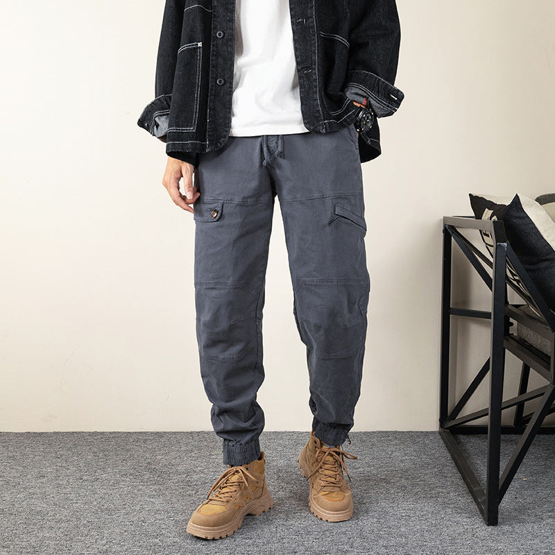 Herren multifunktionale Trekking-Hose mit verstellbarem Bund und mehreren Taschen Echoarchiv