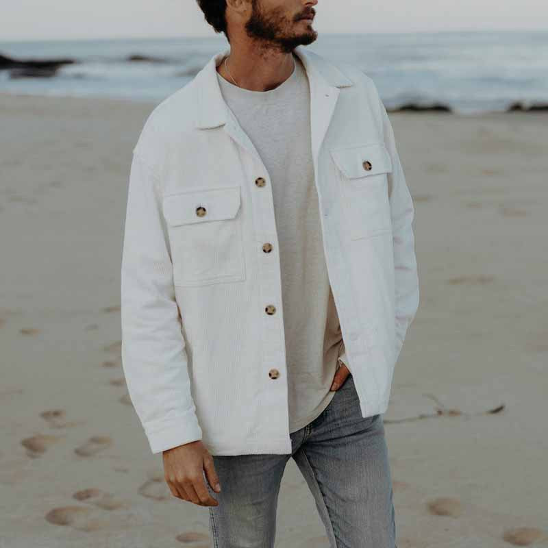 Herren cordjacke mit praktischen Brusttaschen Echoarchiv