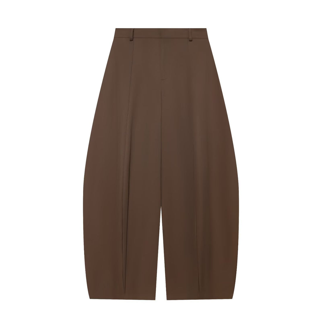Damen Hochtaillierte weite Stoffhose mit Bügelfalte Echo Archiv
