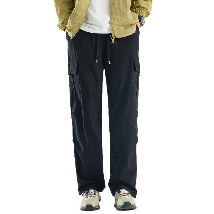 Herren Breite Tech‑Cargo‑Hose mit Utility‑Taschen und verstellbarem Bund Echoarchiv