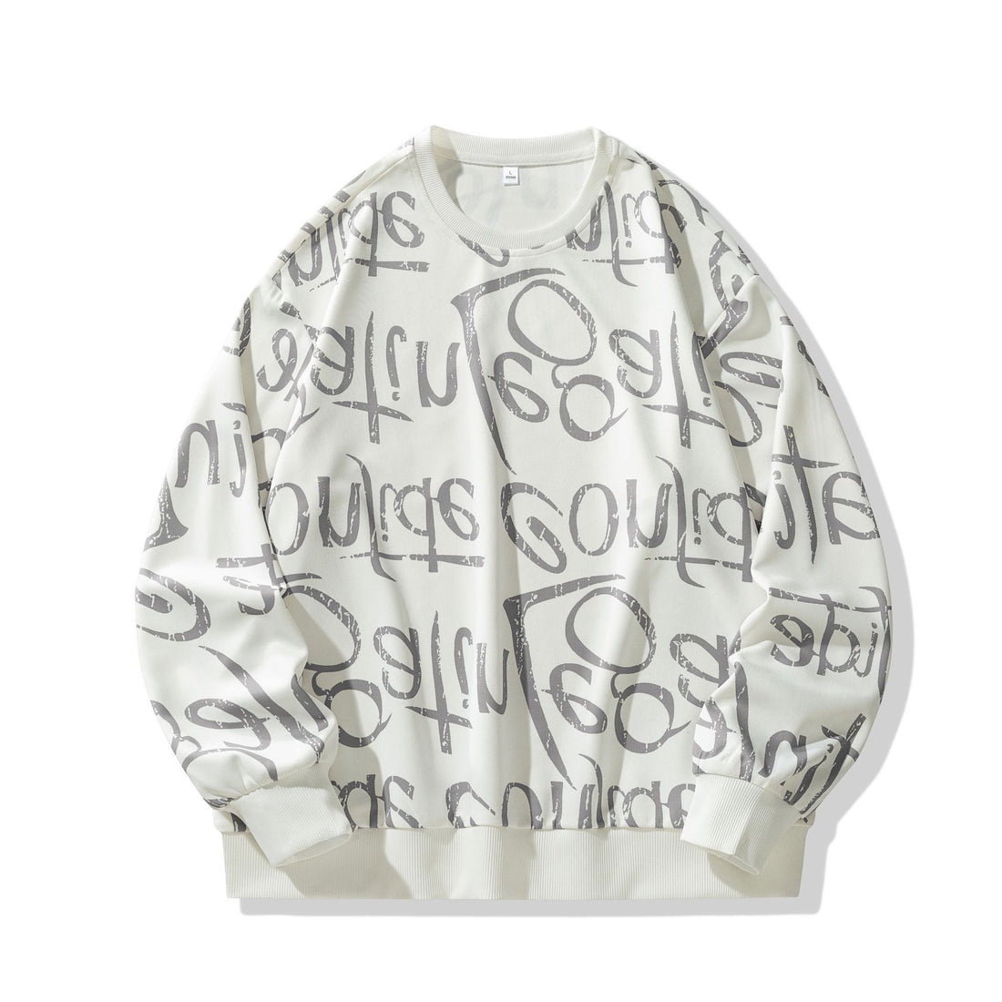 Herren Sweatshirt mit kreativem Motiv und weichem Innenfutter – Marzano