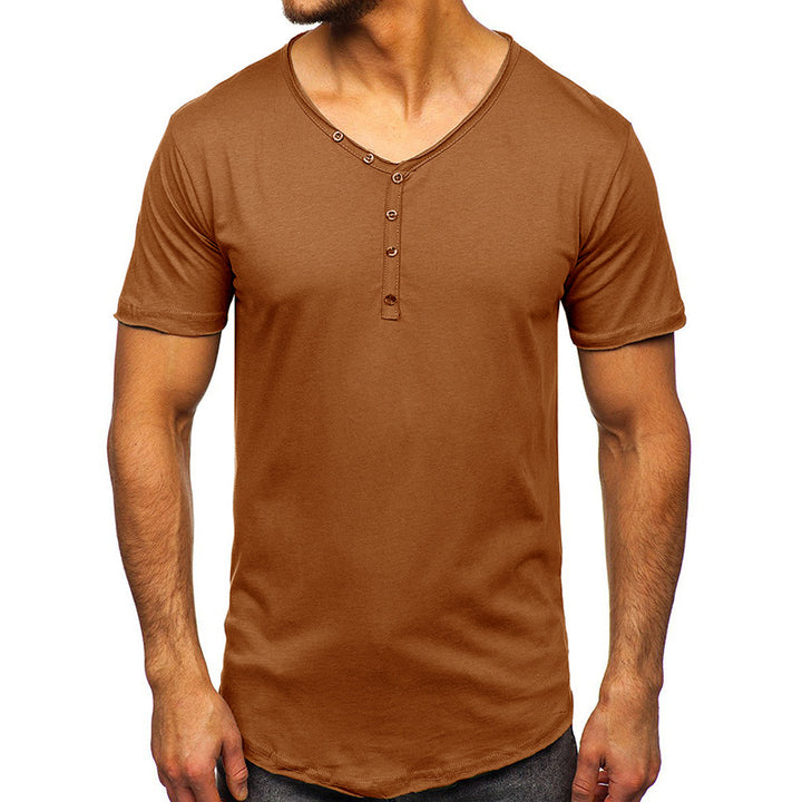 Herren Kurzarmshirt mit Knopfleiste Echoarchiv