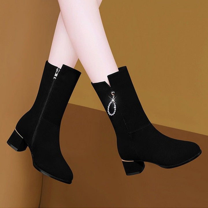 Damen Elegante Stiefeletten mit Glitzer-Detail Echo Archiv