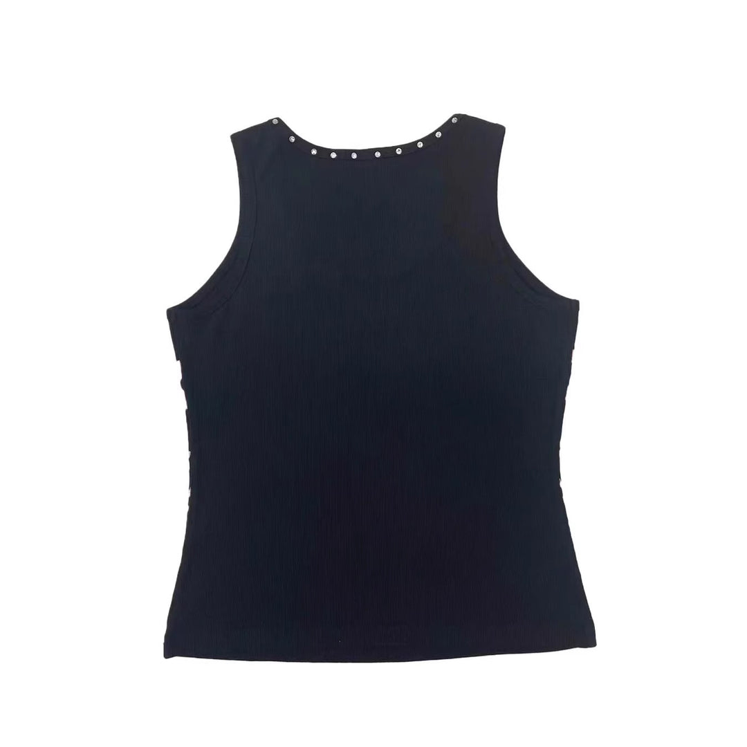 Damen Trendiges Tanktop mit Glitzerdesign Echo Archiv
