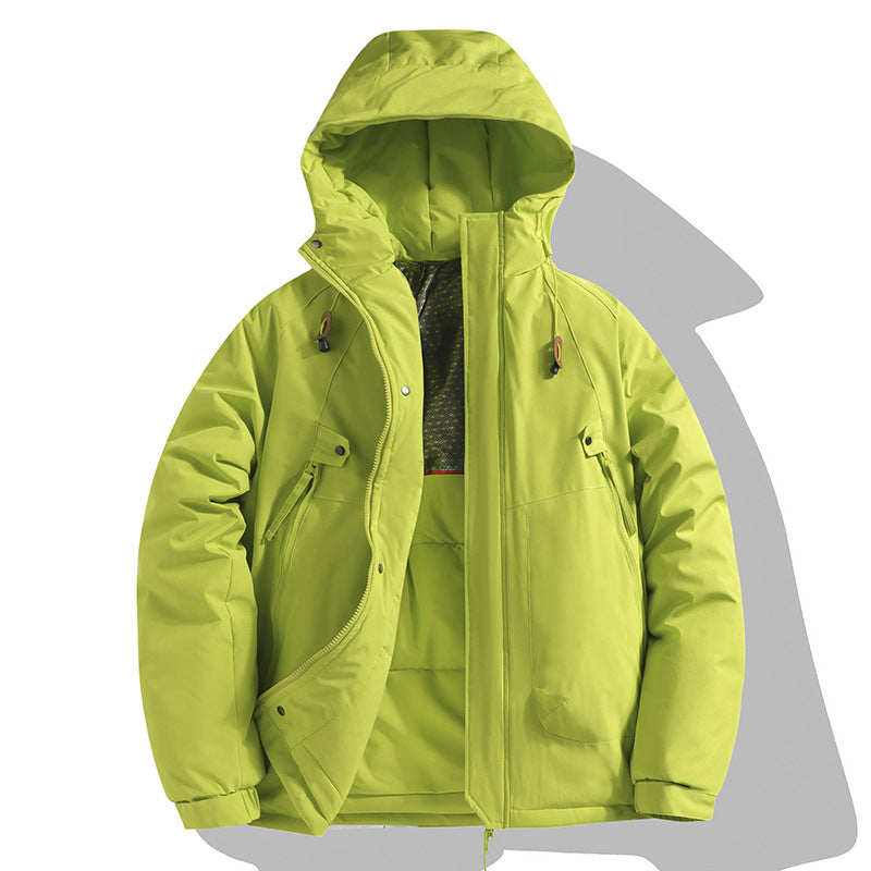 Herren Funktionsjacke mit verstellbarer Kapuze und isolierter Innenausstattung Echoarchiv