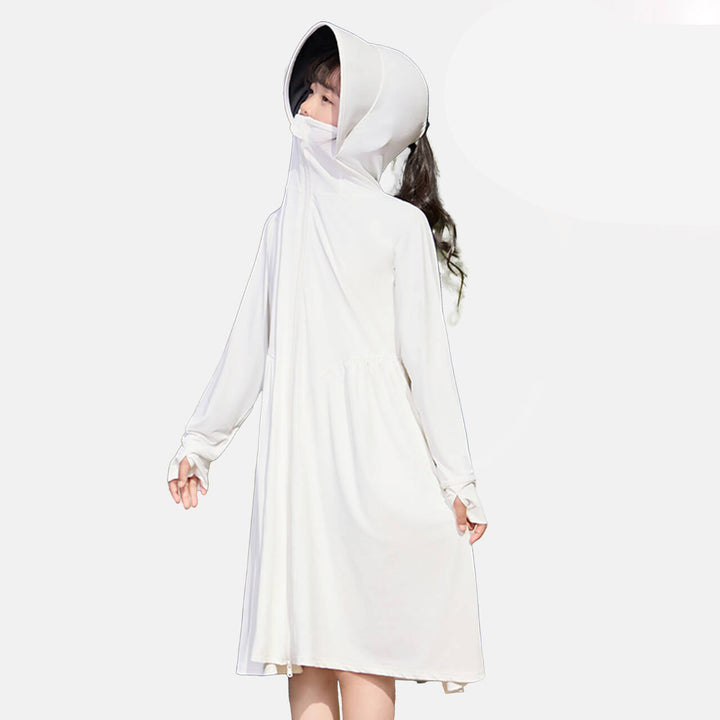 Damen atmungsaktive UV-Schutzjacke mit hohem Kragen Echo Archiv
