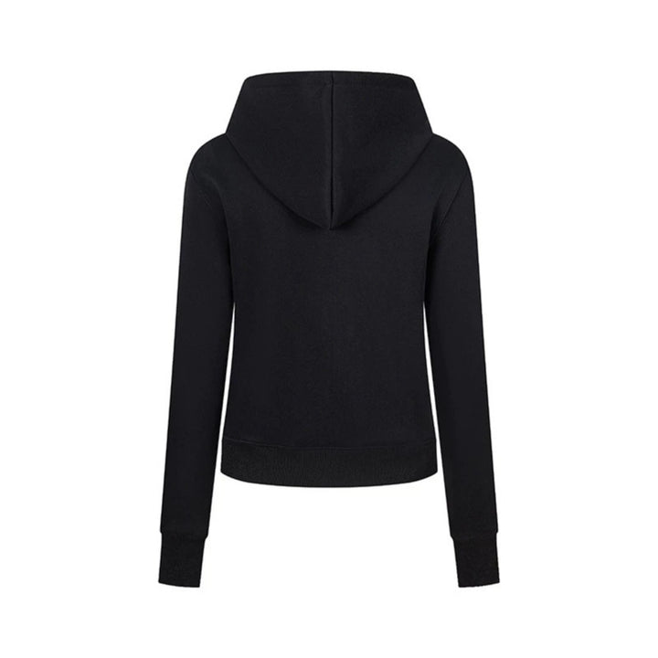 Damen Kapuzen-Sweatjacke mit dekorativer Militär‑Bortenleiste und Zierknöpfen Echoarchiv