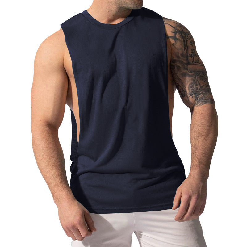 Herren nan Muskelshirt mit extra tiefen Armöffnungen und atmungsaktivem Baumwollmix Echo Archiv
