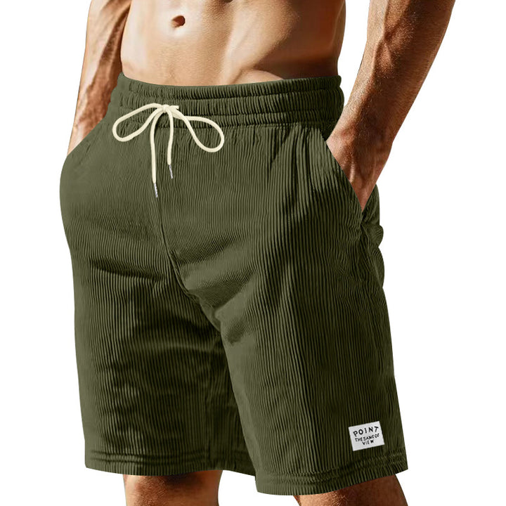 Herren Sportliche Shorts aus atmungsaktivem Material mit verstellbarem Bund Echoarchiv