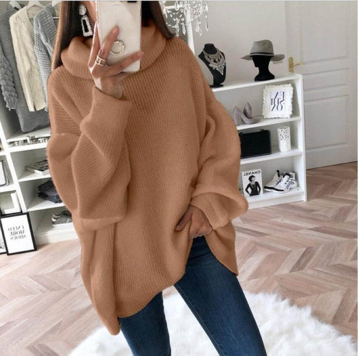 Damen Weicher Oversized Strickpullover Echoarchiv