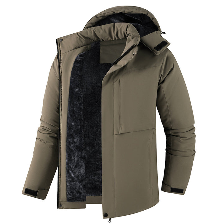 Herren Technische Winterjacke mit Fleece-Innenfutter Echo Archiv