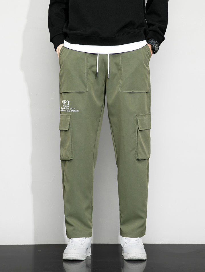 Herren Cargo-Hose mit praktischen Taschen und elastischem Bund Echo Archiv