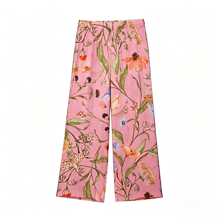 Damen Palazzo-Hose mit floralen Mustern Echo Archiv