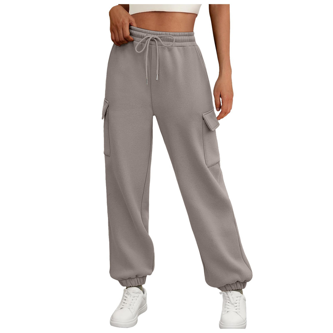 Damen nan weite Cargo-Jogginghose mit elastischem Bund und Tunnelzug Echo Archiv