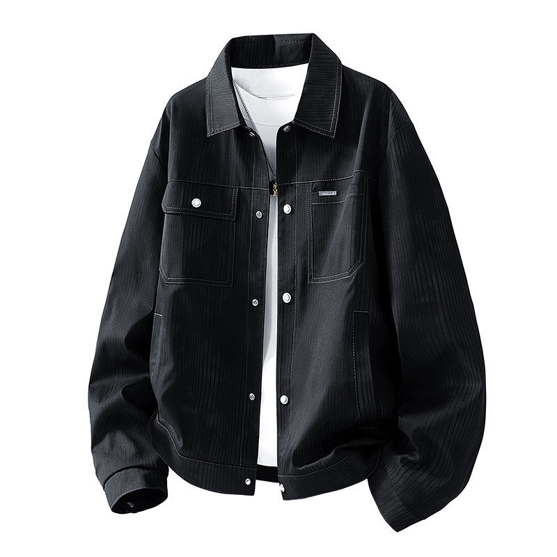 Herren Modische Overshirt-Jacke Echo Archiv