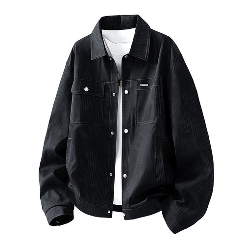 Herren Modische Overshirt-Jacke Echo Archiv