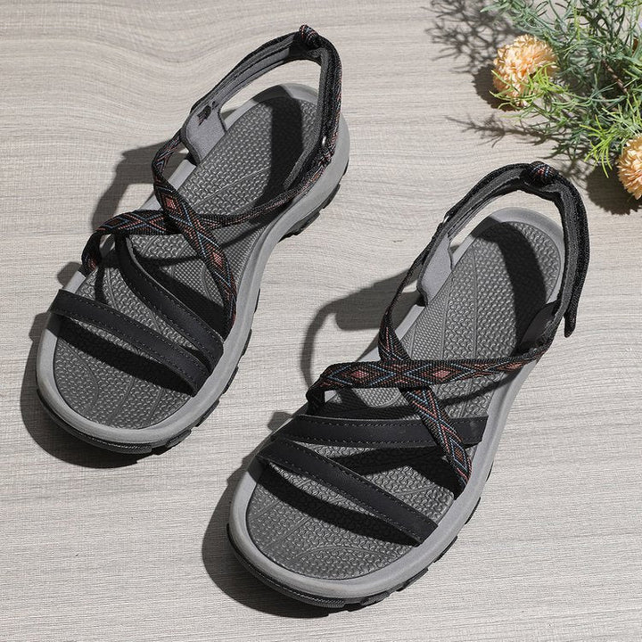 Damen Sportliche Trekking-Sandalen mit verstellbarem Riemen und gepolsterter Sohle – Sorelia