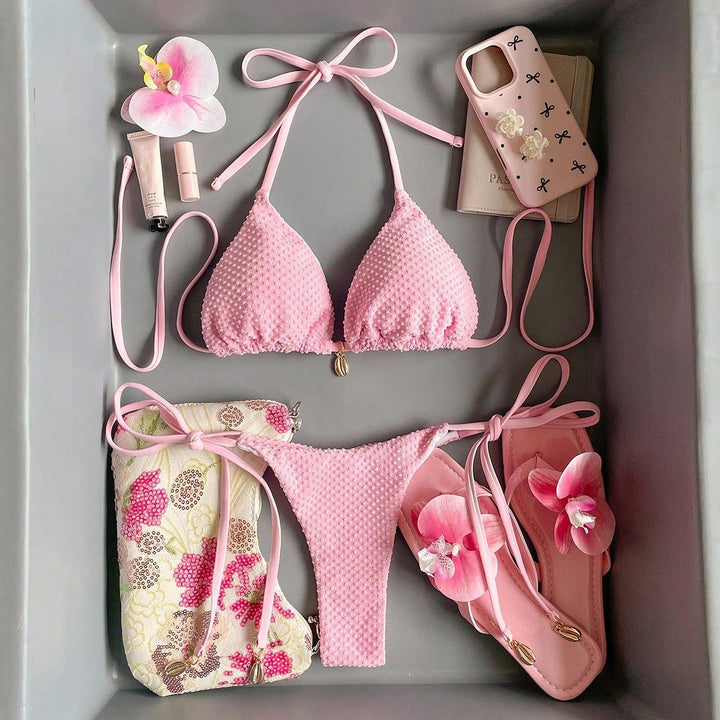 Damen Bikini mit strukturierter Oberfläche Echo Archiv
