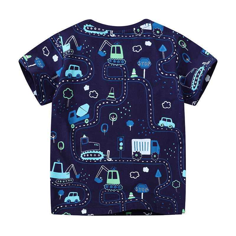 Jungen T-Shirt mit aufregendem Baustellen-Design Echo Archiv