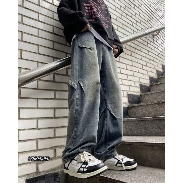 Herren Weitgeschnittene Cargo-Jeans Echoarchiv