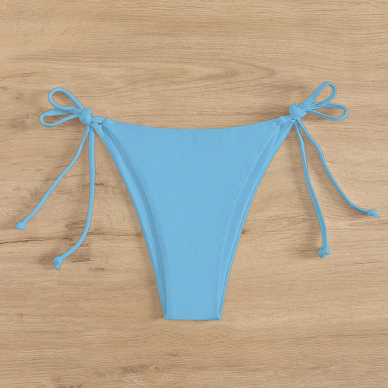 Damen Hochgeschnittenes Bikini-Unterteil mit verstellbaren Bindebändern Echo Archiv