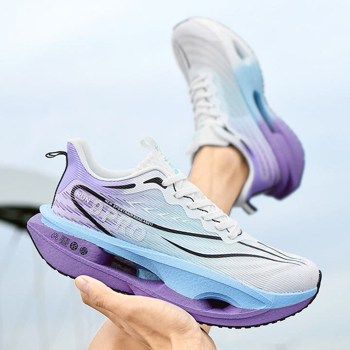 Unisex gedämpfte Wettkampf‑Laufschuhe mit Hohlkern‑Zwischensohle und atmungsaktivem Mesh‑Obermaterial – Tavélo