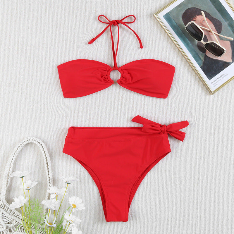 Damen Bandeau-Bikini mit verstellbaren Trägern und hochwertigem Twist-Design Echo Archiv