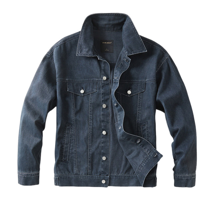 Herren Jeansjacke mit klassischem Schnitt und leichtem Vintage-Wash Echoarchiv