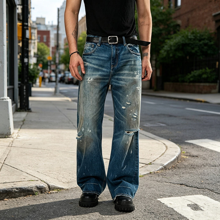 Herren Weite, Ripped Jeans Echoarchiv