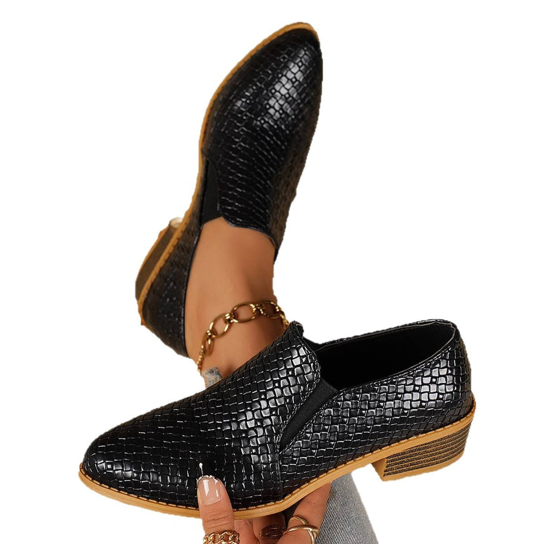 Damen Elegante Slipper mit Struktur-Design Echo Archiv