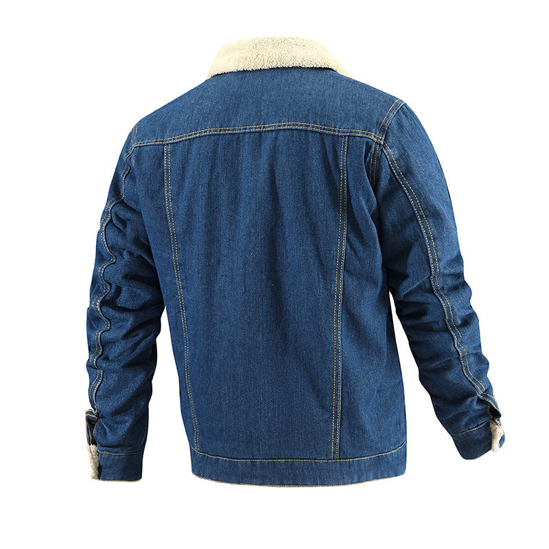 Herren Fleecegefütterte Jeansjacke Echo Archiv