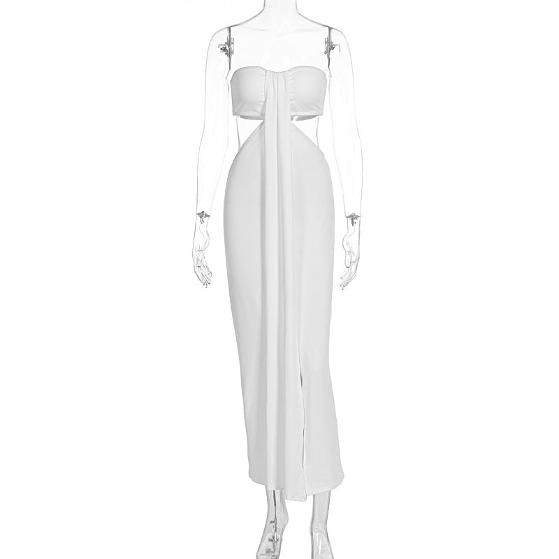 Damen Trendiges Maxikleid im Wickelstil Echo Archiv