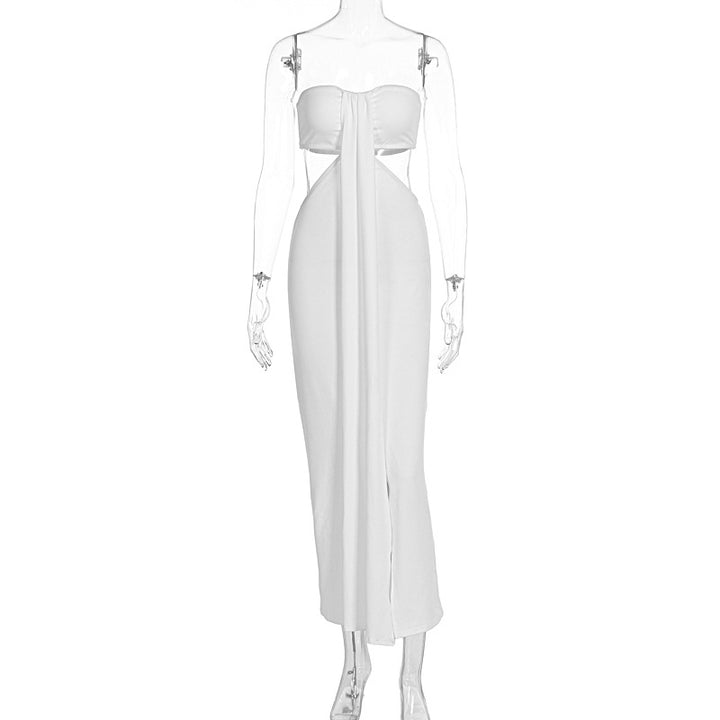 Damen Trendiges Maxikleid im Wickelstil Echo Archiv